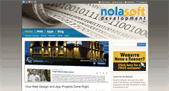 Desktop Screenshot of nolasoft.com